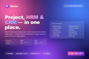 Stintar - Project Management with HRM and CRM