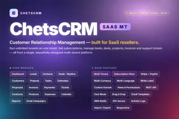 ChetsCRM SAAS MT - Customer Relationship Management