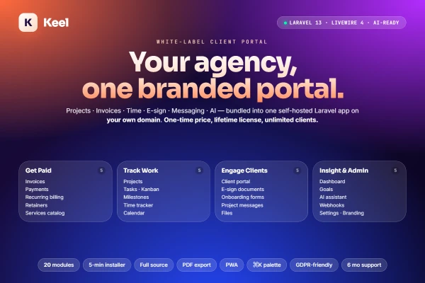 Keel - Client portal for modern agencies