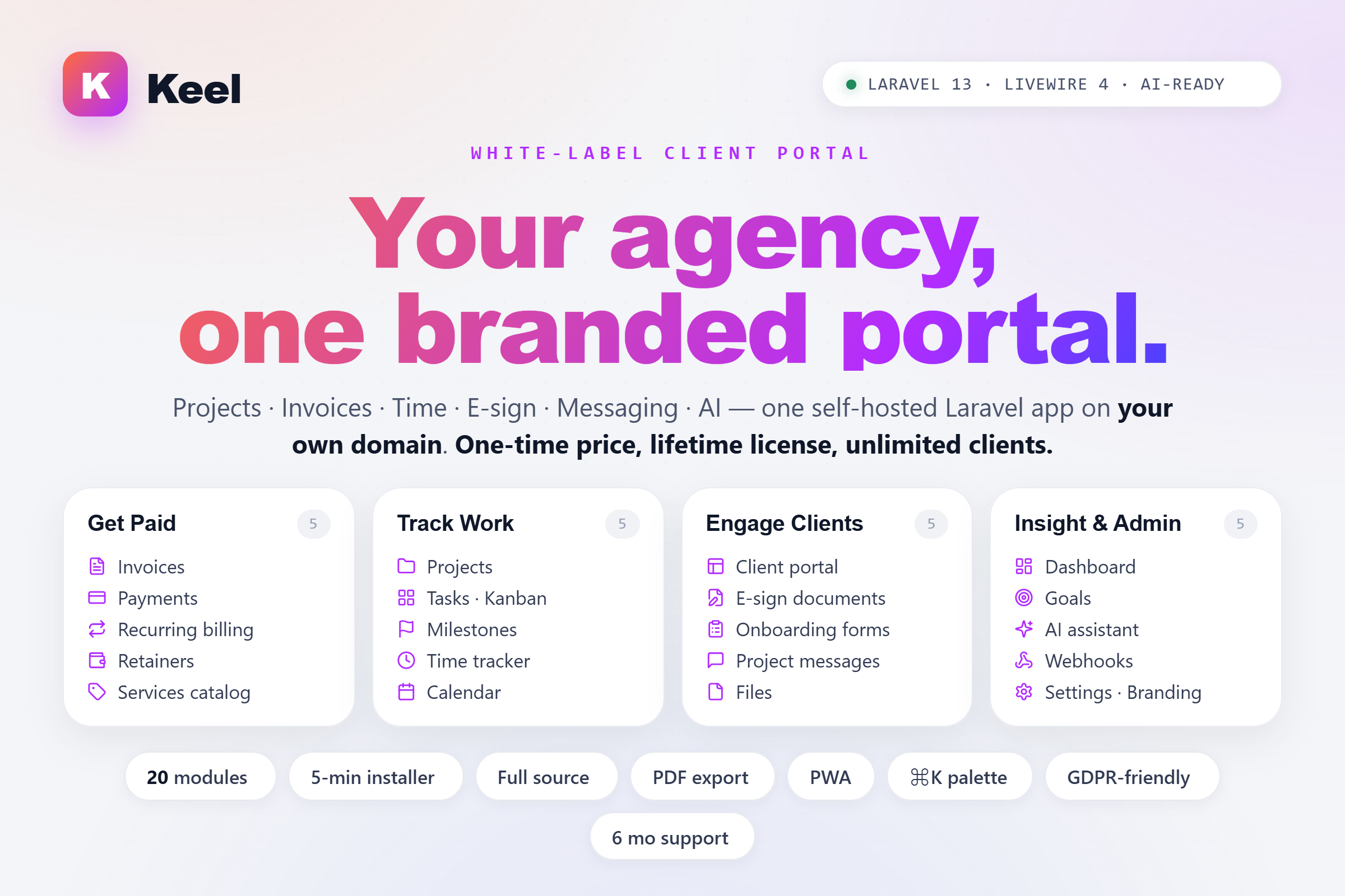 Keel Client Portal for Modern Agencies: A Complete Tour