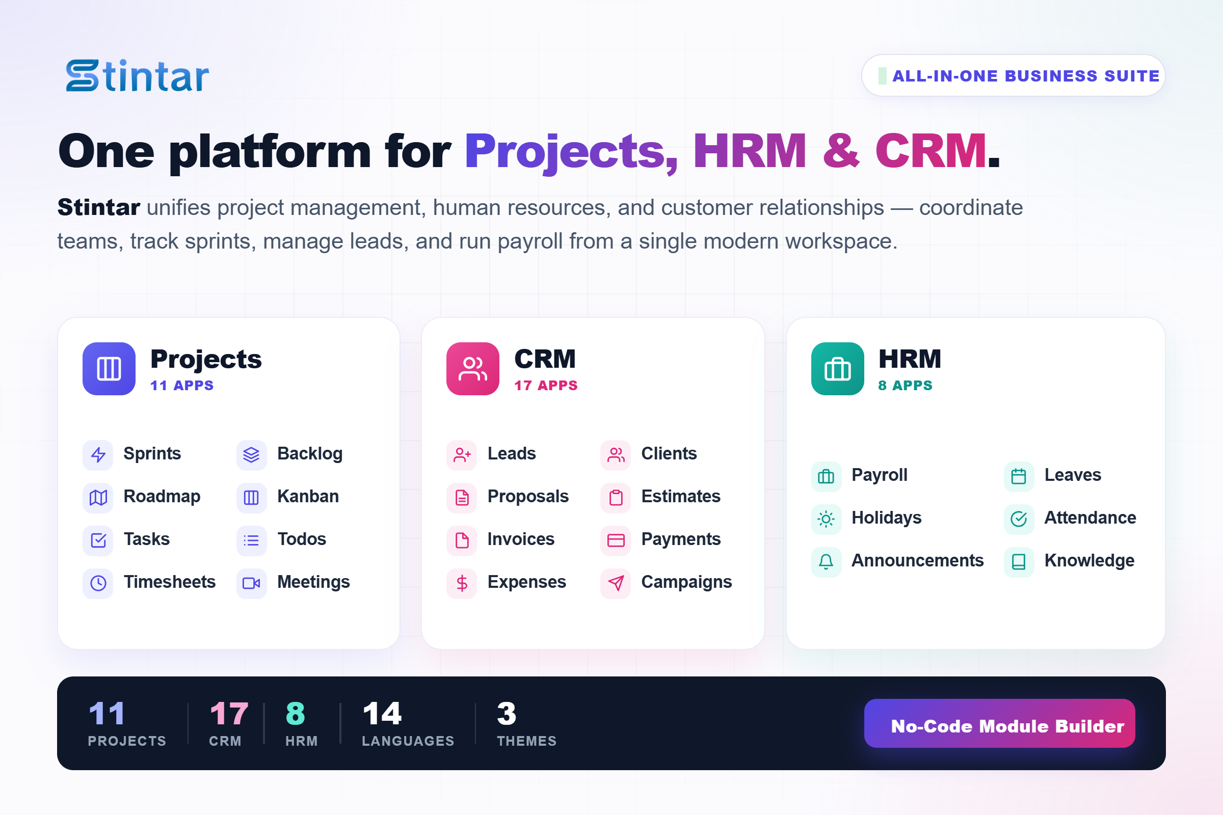 Stintar — Project Management with HRM and CRM: A Complete Tour