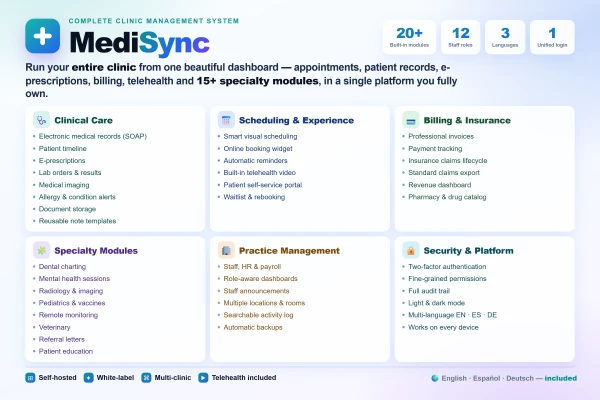 MedySync - Clinic Management System